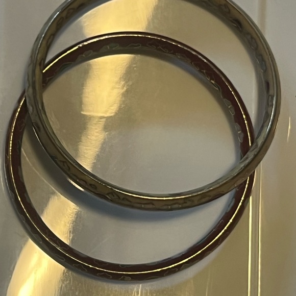 Vintage Cloisonne Bangle Bracelets (set of 2) - Picture 4 of 5